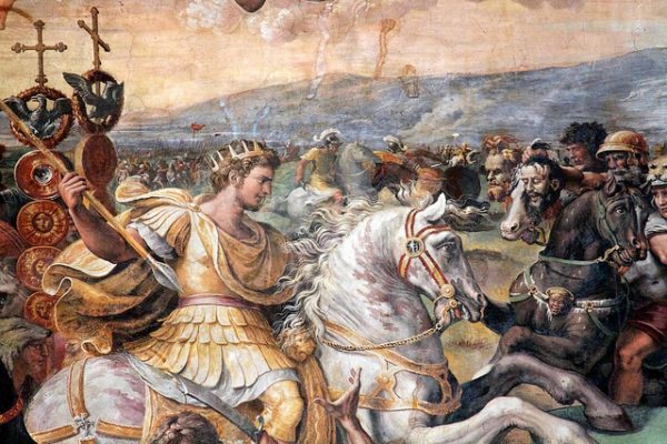 Ο Μέγας Κωνσταντίνος στη μάχη με τον Μαξιμιανό