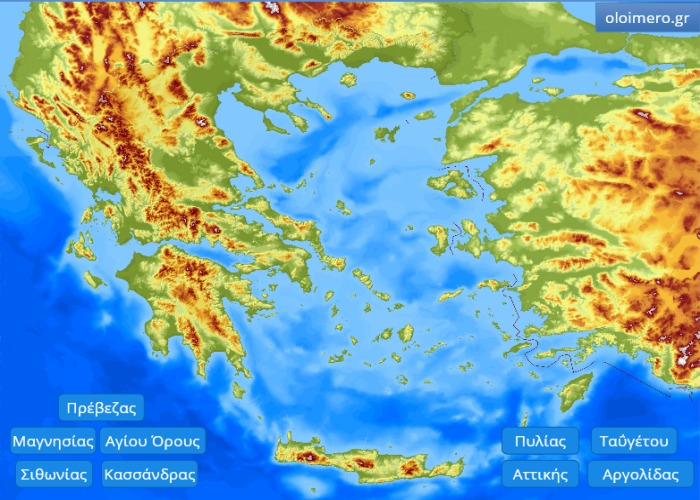 Οι χερσόνησοι της Ελλάδας